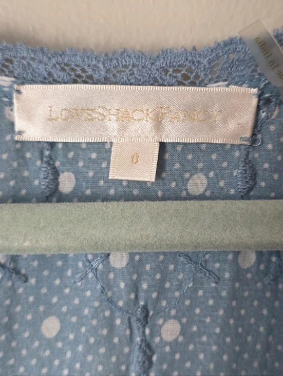 Loveshackfancy Abena Blue Midi 0 - Picture 3 of 7
